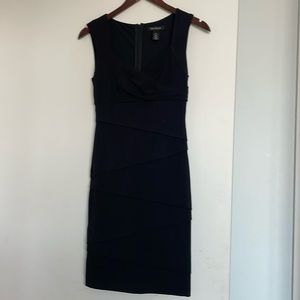 White House Black Market black bandage dress